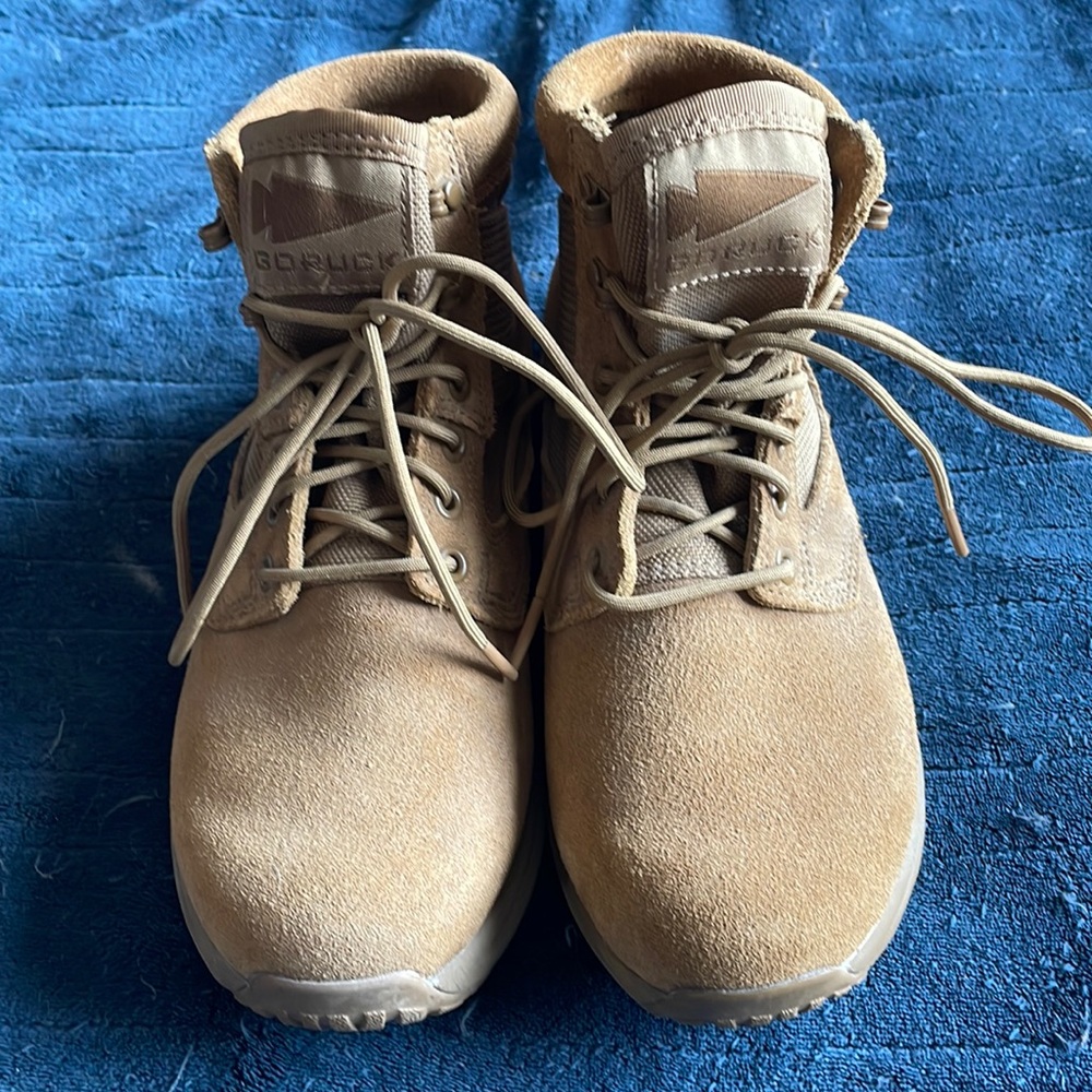Goruck Tan Suede Men's Tactical Boots
